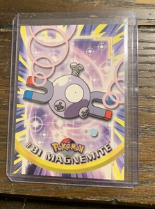 2000 Pokemon MAGNEMITE #81 [Non-Holo] Topps Blue Logo TV Animation NM-MT