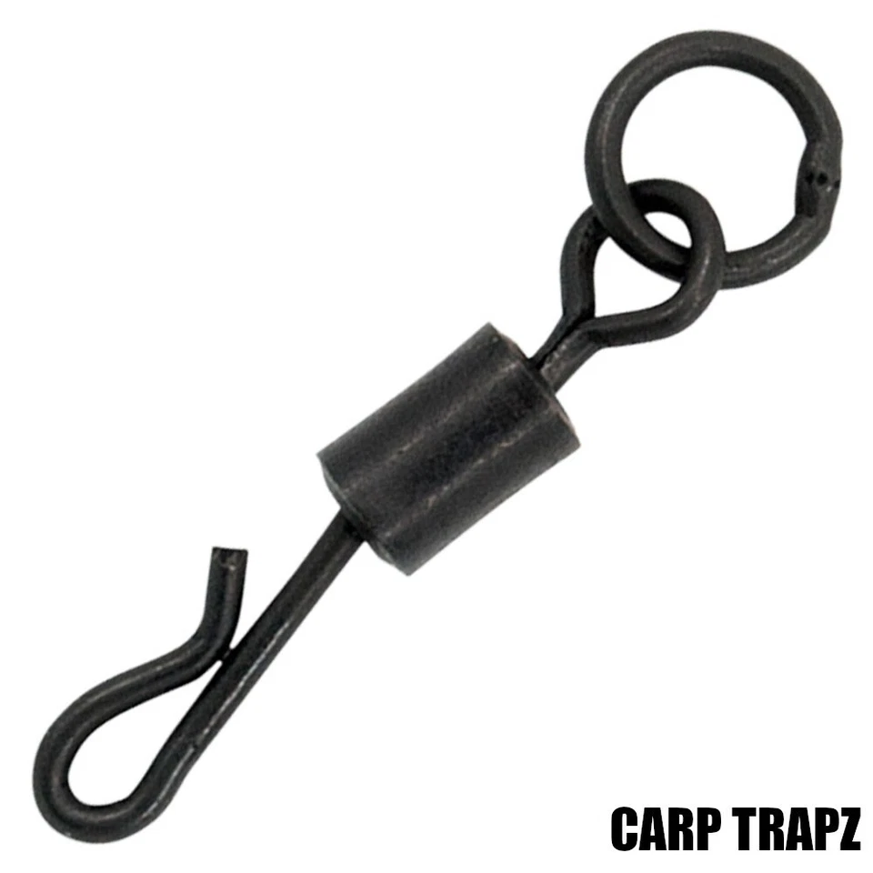 Size 8 Quick-change swivel + Ring Carp Barbel Coarse Fishing Terminal Tackle QC - Image 1 of 1