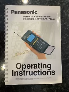 Manuel d'utilisation du téléphone portable Panasonic Eb-h60 Eb-62 Eb-63 Eb-64 - Photo 1 sur 2