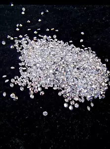500 Stück Schwarz Diamant Silber Perlen Kristall Lose Perlen Diamantschliff Perlen - Bild 1 von 4