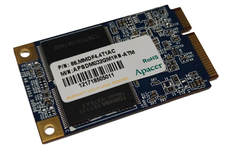 Apacer APSDM032GM1HN-A 32GB SSD MLC SATA 6Gbps mSATA - Bild 1 von 1