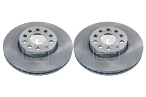 Pair of Front Brake Discs FOR SKODA OCTAVIA 5E 1.5 17->20 Febi - Picture 1 of 3