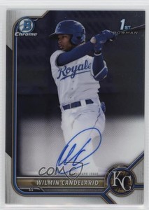 2022 Bowman Chrome Prospect Auto Wilmin Candelario #CPA-WC Auto