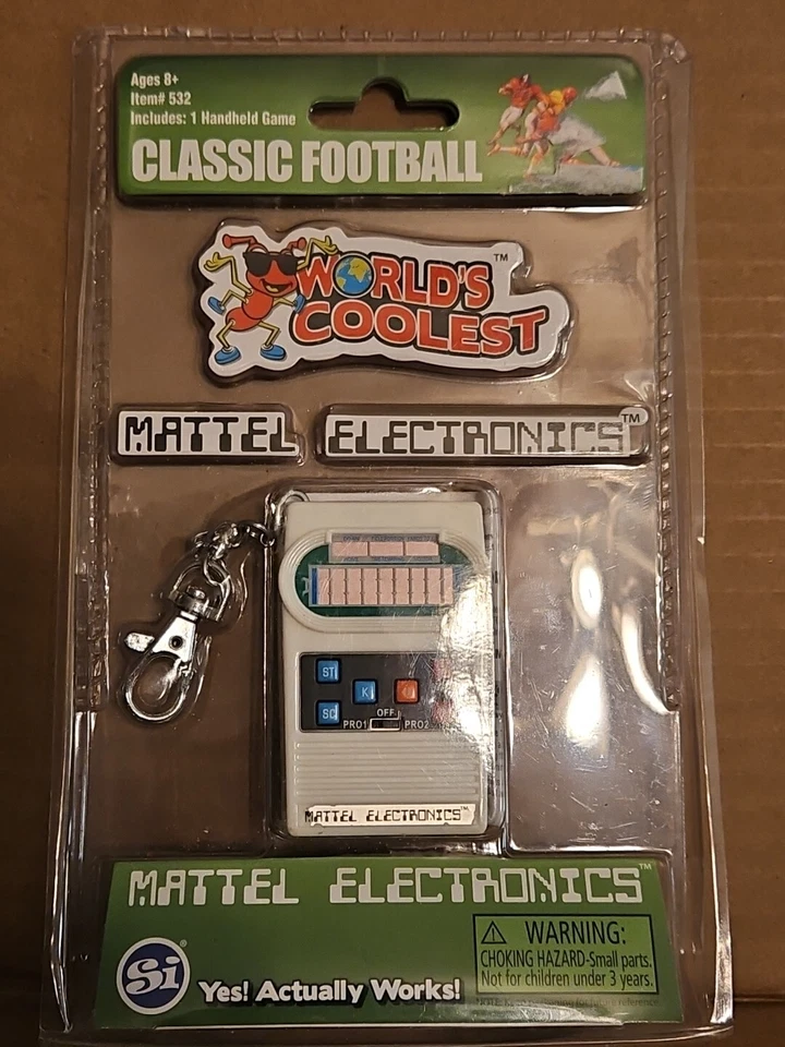 Mattel Classic Electronic Football World's Coolest Mini Game 2016