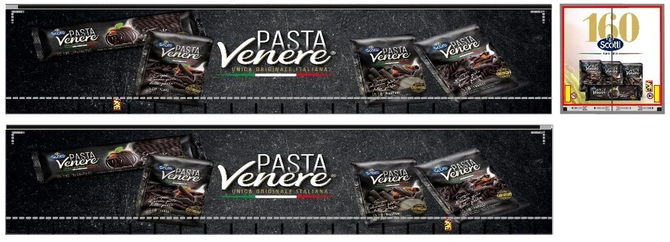 Nuova Grafica Riso Scotti Venere adesiva trasparente per rimorchi Herpa 1/87. - Immagine 1 di 1