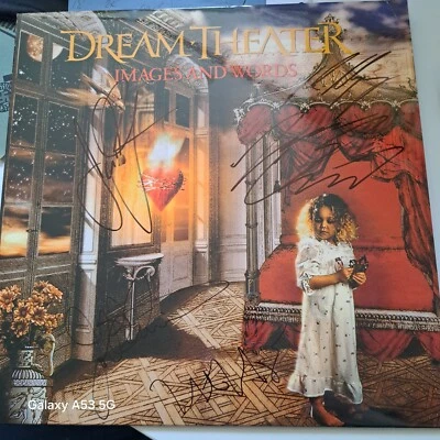 Dream Theater ‎- image and words 180 audiophile pressing   new  lp signed !!! - Image 1 of 4