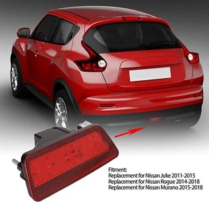 Red Lens LED Rear Centre Brake Stop Tail Fog Light For 2015 - 2018 Nissan Murano - Bild 1 von 15