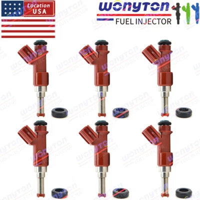 6x Inyectores de combustible OEM Dens* para Toyota Avalon Camry 2005-2011 y Lexus ES350 3,5 L Foto 1 de 4