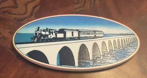 1920's FLORIDA EAST COAST KEY WEST Overseas Railway Artist Signed Vibrant Colors - Picture 1 of 6