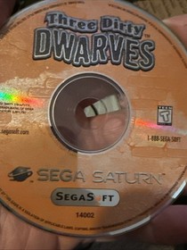 Three Dirty Dwarves (Sega Saturn, 1996) DISC ONLY