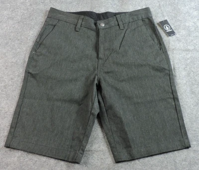Volcom Mens 30x10 VMonty Stretch 22 Charcoal Heather Stretch Board Shorts NEW - Image 1 of 4