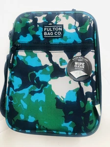 Fulton Bag Co. Upright Lunch Bag - green blue gray - Picture 1 of 3