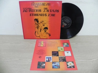 The Brian Melvin Trio Standards Zone 1991 KOREA Vinyl LP W/Insert Jaco Pastorius - Image 1 of 3