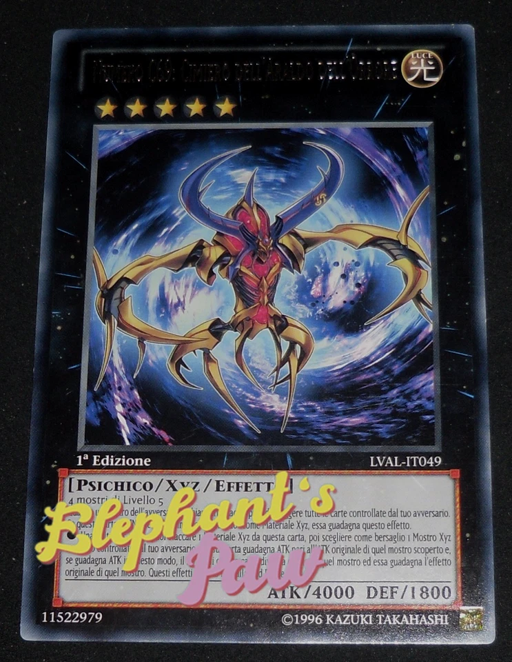 Yugioh - Numero C69: Cimiero dell'Araldo dell'Orrore RARA - LVAL-IT049 1° Ed. - Immagine 1 di 1