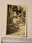 Foto Antica Old Photo Ritratto Donna cappello Abito Lungo GA862 ^