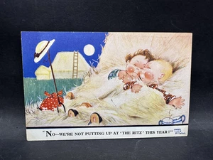 Mabel Lucie Attwell Valentine's 2189 Postcard Vintage Unused - Foto 1 di 10