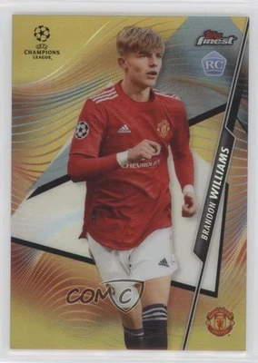 2020-21 Topps Finest UCL Gold Refractor /50 Brandon Williams #21 Rookie RC - Image 1 of 2