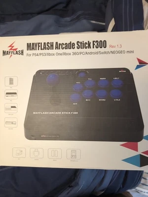 Joystick Mayflash F300 Arcade Fight Stick para PS4, XBOX ONE, PC, Nintendo Switch Foto 1 de 2
