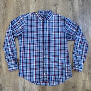 Camicia uomo Peter Millar abbottonata a quadri manica lunga vestibilità classica casual media - Foto 1 di 6