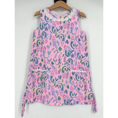 Vestido Lilly Pulitzer Rosa Sirena Talla 6 Niñas Noche Foto 1 de 4