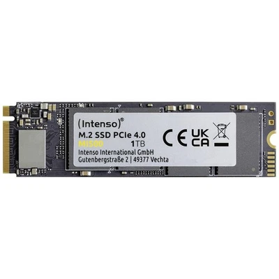 Intenso  1 TB Interne M.2 PCIe NVMe SSD 2280 PCIe NVMe 4.0 x4 Retail 3836460 - Bild 1 von 4