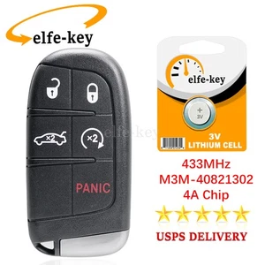 Replacement Proxy Remote Control Car Key Fob 5 Button for Chrysler 200 2015-2017 - Picture 1 of 7