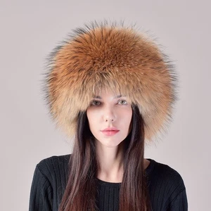 Mujeres Piel de Zorro Invierno Mongol Sombrero Peludo Piel Real Oreja Solapa Rusa Ushanka Gorra - Imagen 1 de 28