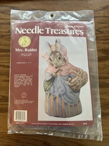 NEEDLEPOINT NEEDLE TREASURES BEATRIX POTTER Mrs Rabbit Kit 06575 - Imagen 1 de 3