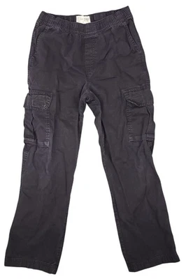 Boy's The Children's Place TCP Black Cargo Pants Pull On Size 12 Cotton 100% - Image 1 of 4
