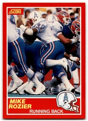 1989 Score Mike Rozier Houston Oilers #172 - Image 1 of 2