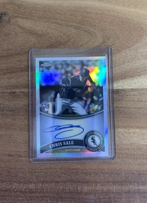 2011 Chris Sale Topps Chrome Autograph Refractor /499 Rookie Card (RC): AUTO - Image 1 of 4