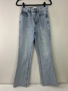 Pacsun Women’s 25 Blue High Rise Bootcut Light Wash Denim Button Fly Jeans - Picture 1 of 9