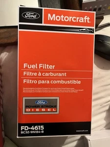 Motorcraft Fuel Filter FD-4615 for 11-16 Fo-rd F-250 Super Duty F-350 F-450 6.7L - Foto 1 di 2