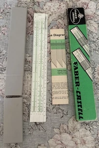 A.W.Faber Castell Reitz 57/87 Slide Rule Excellent Vintage Germany Incudes Case - Picture 1 of 8