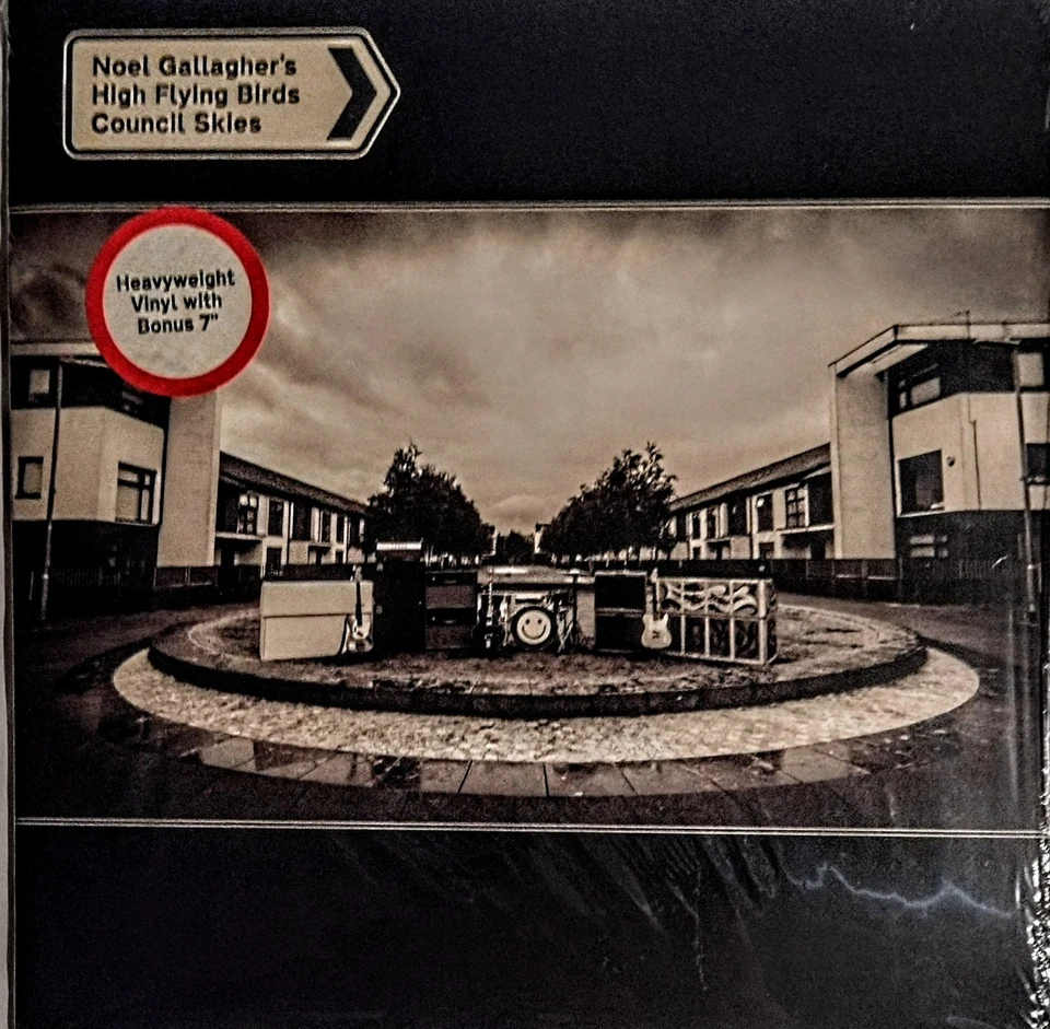 Noel Gallagher's High Flying Birds Council Skies, Vinyl LP, Bonus 7" Single, Ex — 第 1/4 张图片