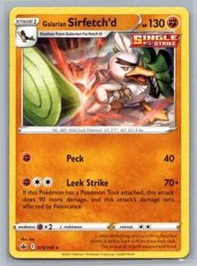 Galarian Sirfetch'd 79/198 Chilling Reign Rare Pokémon TCG 2021 - Bild 1 von 2