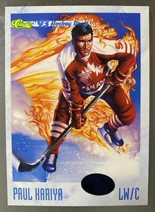 Paul Kariya 1993 Classic Hockey Draft Art #113 Rookie Card Near Mint