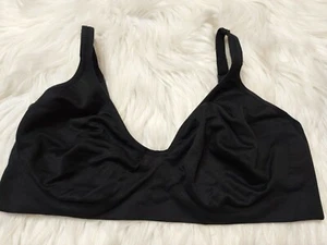 Cacique Size 40D Black No Padding Full Coverage Underwire Bra - Picture 1 of 5