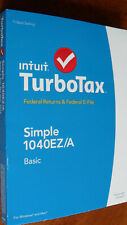  2018 TurboTax FEDERAL Basic Return Turbo Tax NEW sealed CD in the Box!