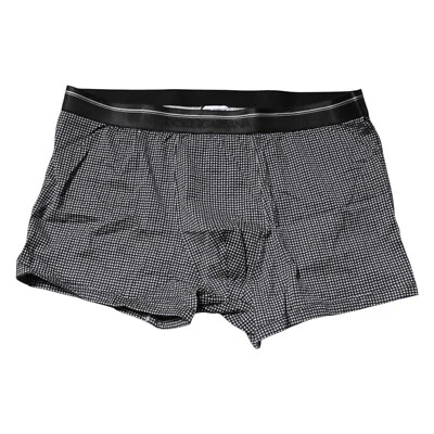 Roupa íntima DOLCE & GABBANA cinza estampada algodão boxer curta IT7/EUA XL 100usd - Imagem 1 de 3