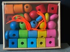 Gioco educativo| Puzzle 3D colorato| Montessori| forma geometrica in legno
