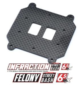 PLACA ESC FIBRA CARBONO MAX6 MAX8 ARA320599 PARA ARRMA RC 1/7 INFRACCIÓN GRAVE 6S - Imagen 1 de 4