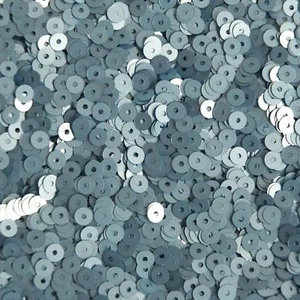 Lentejuelas planas redondas de 4 mm azul claro escarcha de seda mate. Hecho en EE. UU. - Imagen 1 de 2