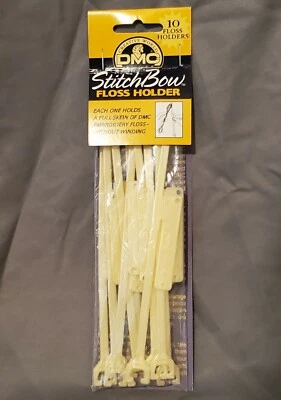 Creative World DMC Stitch Bow Floss Holder NIP 10 in package  - Image 1 of 3