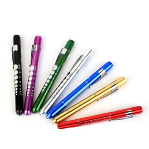 100PCS Portable Medical First Aid Pen Light Flashlight Doctor Nurse Emergency - Picture 1 of 12