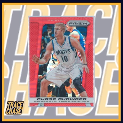 2013-14 Panini Prizm Basketball Chase Budinger Red Prizm #171 Timberwolves - Image 1 of 3