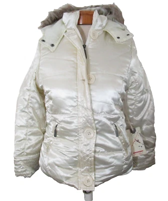 NWT UNIONBAY Girls Kids Hooded Puffer Jacket 14/16 Alpine White MSRP$84 - Image 1 of 2