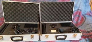 2MICROFONI ShuaiYin VALVOLARI CUSTOM AS NEW CON ALIMENTATORI CAVI CASE ELASTIC - Foto 1 di 6