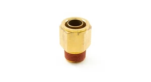 1/2" Außengewinde NPT auf 3/4" Push to Connect Messing Fitting - Akzeptiert 3/4" Luftleitung - Bild 1 von 3