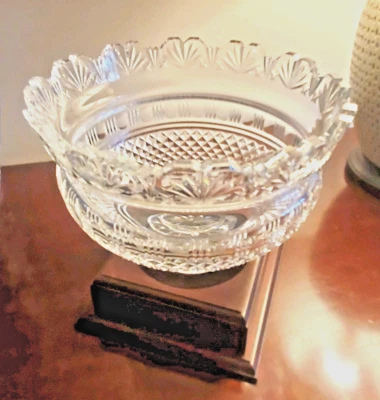 Spectacular John Connolly WATERFORD CRYSTAL Master Cutter Large 10" KINGS BOWL - Image 1 of 4